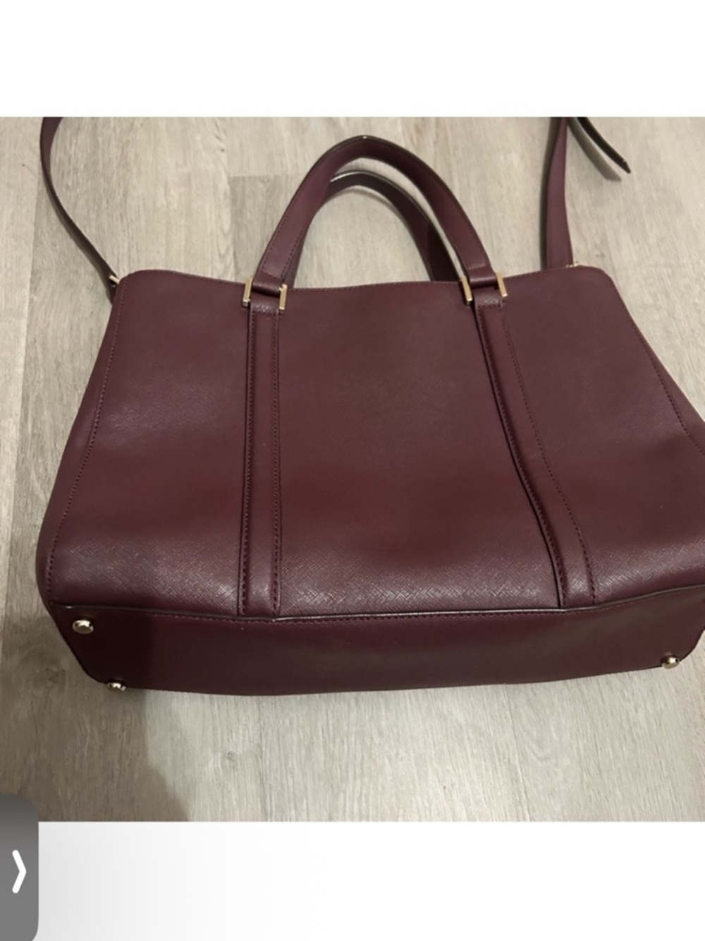 Kate Spade Loden Newbury Large Merlot
Saffiano Satchel Tote